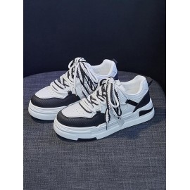 Double Lace Up Front Chunky Style Skate Shoes