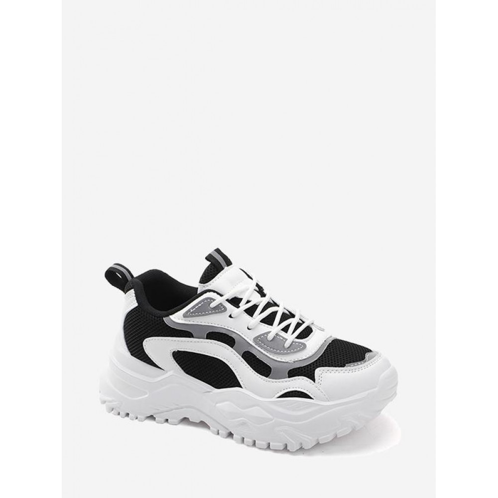 Chunky Sole Breathable Clunky Shoes