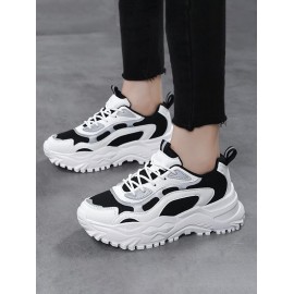 Chunky Sole Breathable Clunky Shoes