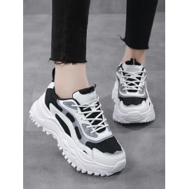Chunky Sole Breathable Clunky Shoes