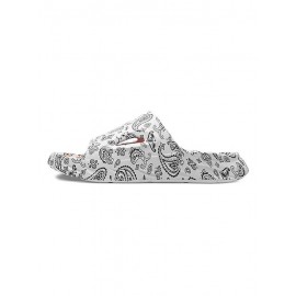 Couple Paisley Pattern Clouds Slides Slippers